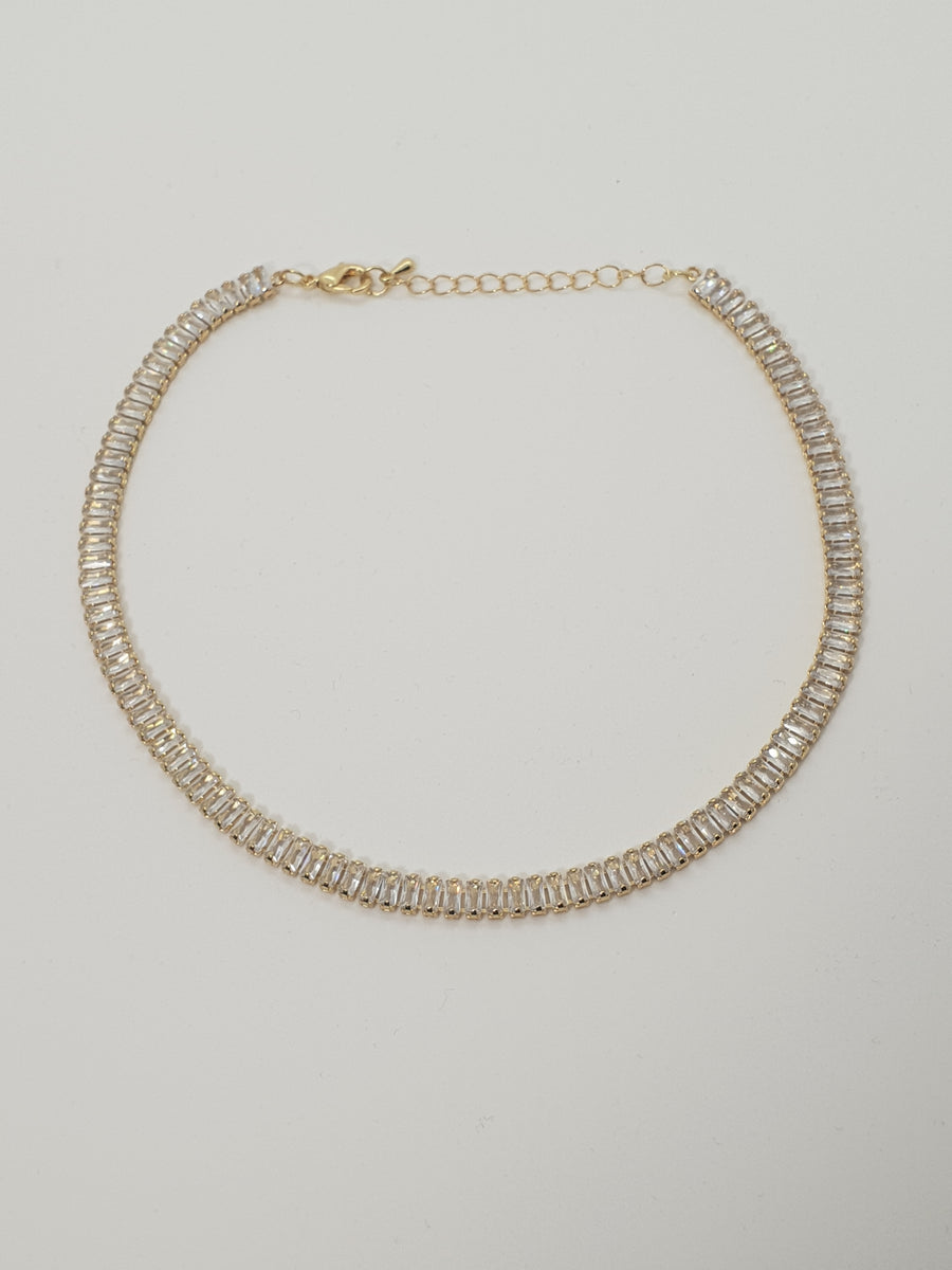 Vedere secundară Colier Tennis Glod Aurora Shine stil Necklaces