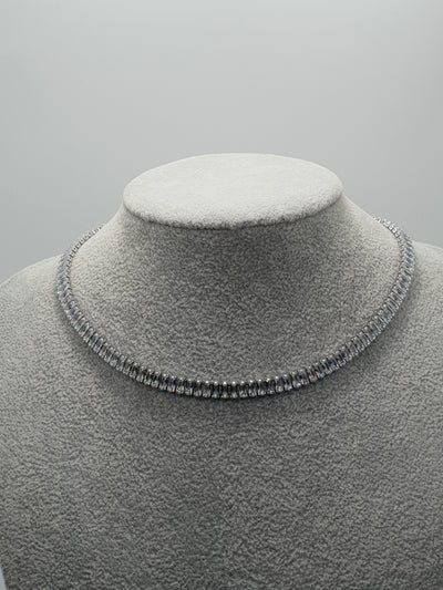 Colier Tennis Silver Aurora Shine - 3
