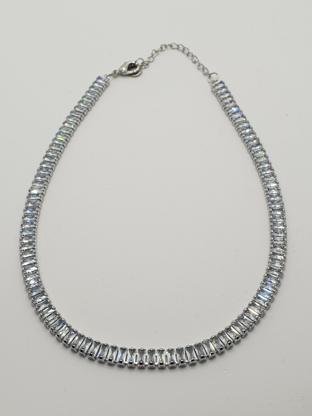 Colier Tennis Silver Aurora Shine - poza 4