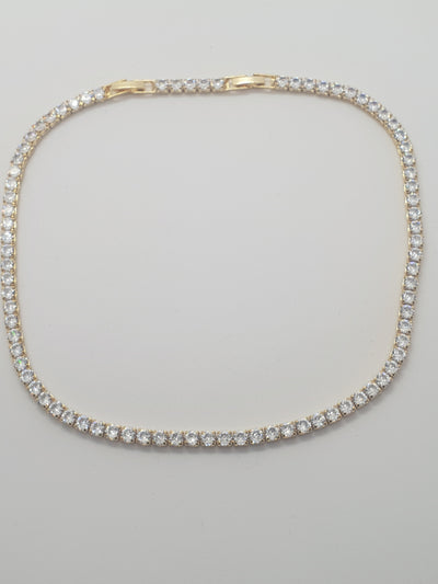 Colier Tennis Clasic Gold - 4