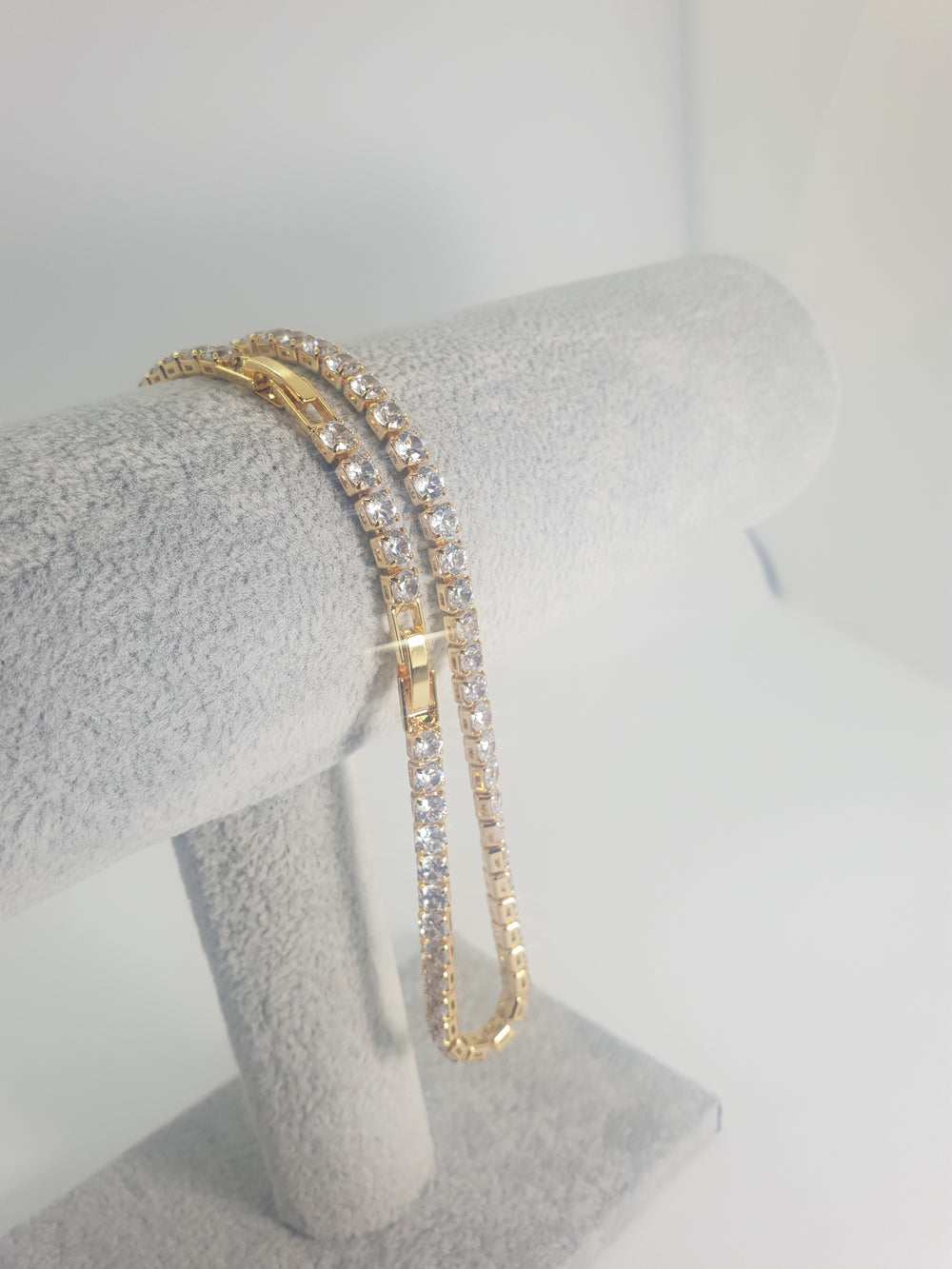 Colier Tennis Calasic Gold - 1