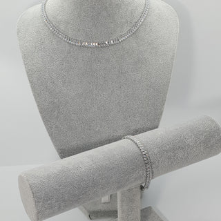 Set Tennis Silver Aurora Shine